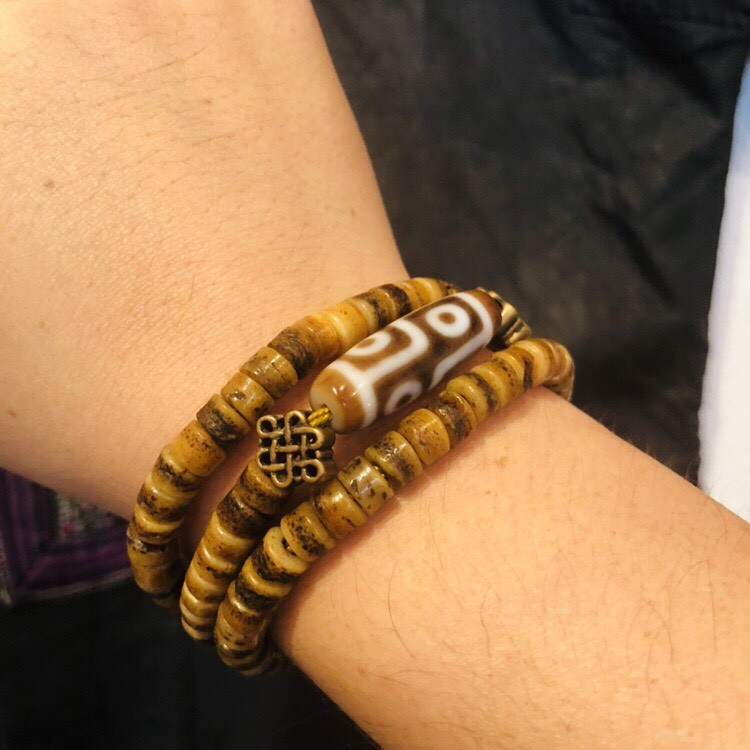 ANTIQUE KAPALA BRACELET チベット カパラ 琥珀 翡翠 | www.esn-ub.org