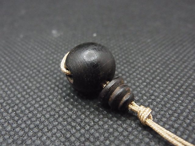 沈香木（伽羅）お数珠用親玉とボサ玉 （約12mm） - Chagamocraft (チャ 