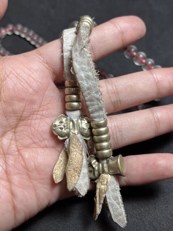チベット・水晶玉とカウンターの御数珠 ( TIbetan old crystal beads