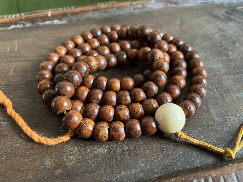 チベット 老龍眼菩提樹の御数珠 (Tibetan Buddha Chitta Mala