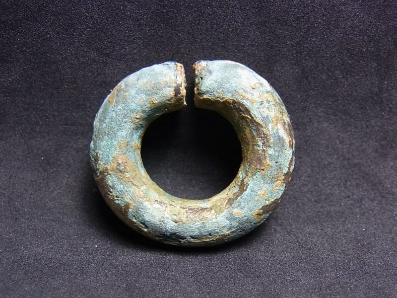 金の耳飾り （金製耳環・金銅製） 古墳時代 （Japanese ancient ear