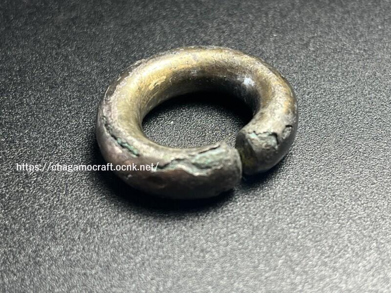 古墳時代 銀製耳環 （銀銅製・耳飾り） （Japanese ancient ear ornament ,Kofun period） -  Chagamocraft (チャガモクラフト)