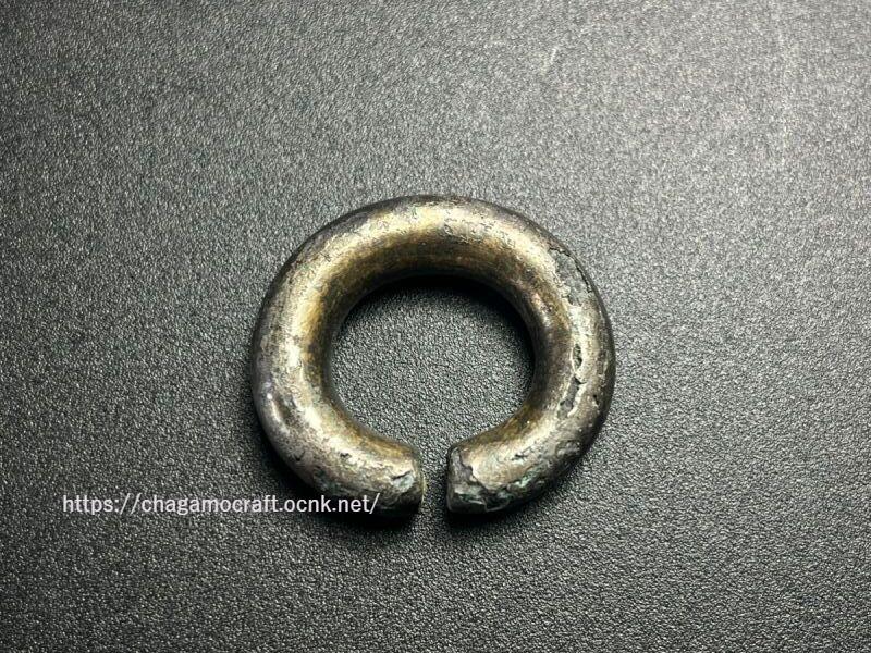 古墳時代 銀製耳環 （銀銅製・耳飾り） （Japanese ancient ear ornament ,Kofun period） -  Chagamocraft (チャガモクラフト)