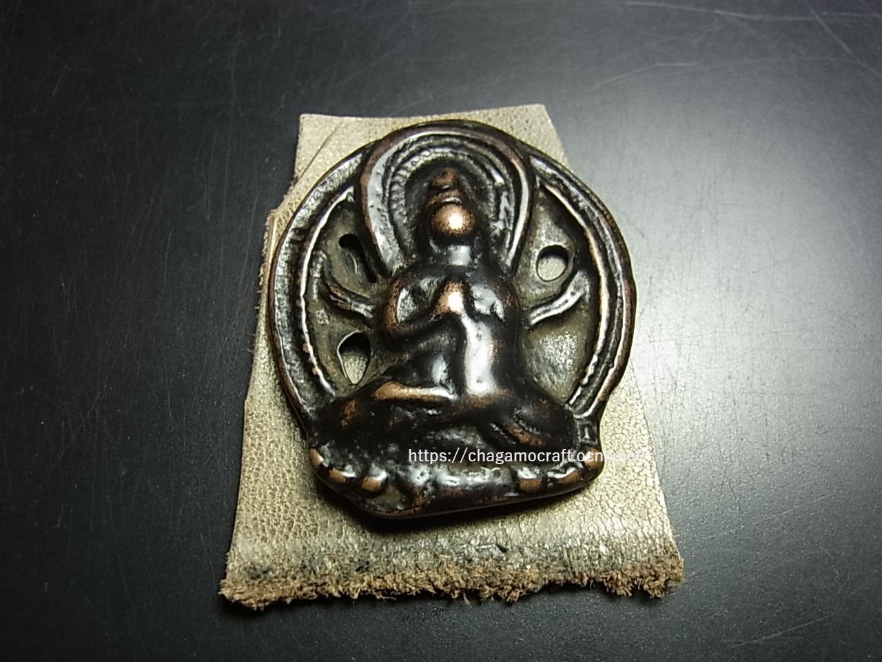 チベットトクチャ(Thogchags) 銅地天鉄 女神ザキラム 隕鉄根付 お守り チベットトクチャ(Thogchags) 銅地天鉄 女神ザキラム 隕鉄根付